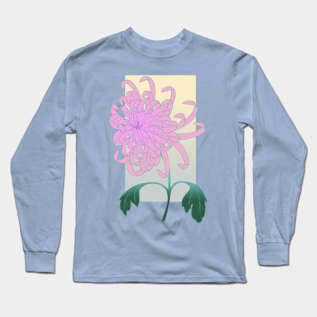 chrysanthemum Long Sleeve T-Shirt by terastar